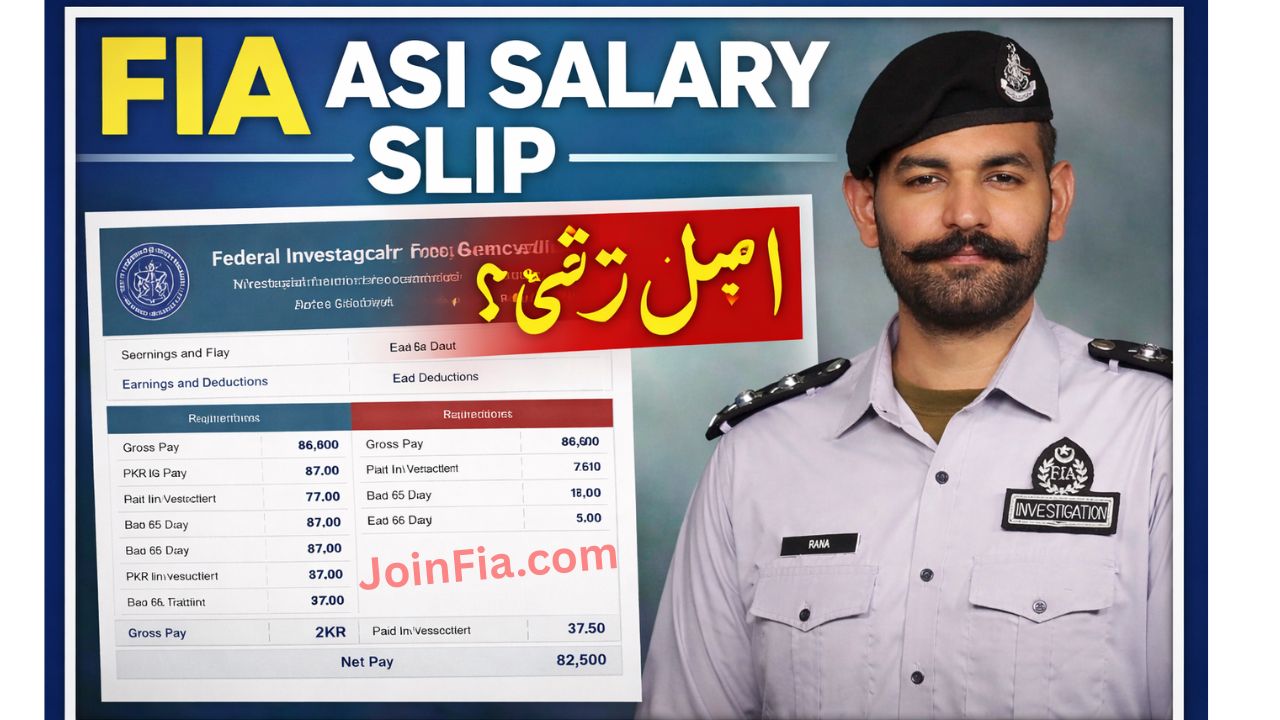 FIA ASI Salary in Pakistan 2026