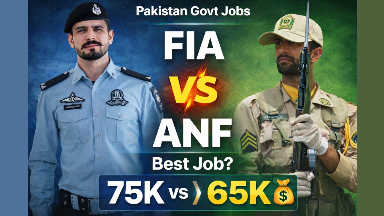 Which Job Is Better FIA or ANF in Pakistan?